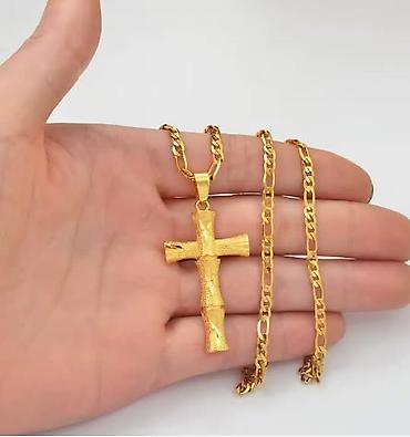 Ogrlice: Lančići sa verskim privescima – više modela - Materijal: nerđajući — 19