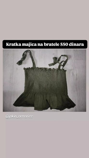 crop top h m: Kratka majica na bratele 550 dinara