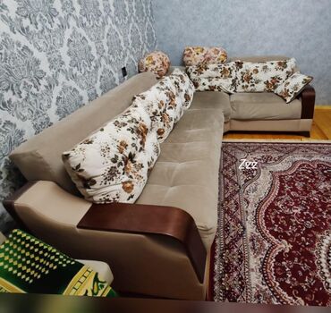 saloğlu yataq mebelleri qiymetleri: Угловой диван, Б/у, Раскладной, С подъемным механизмом, Нет доставки