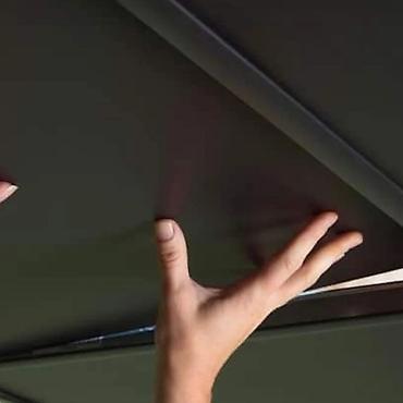 Другие строительные материалы: Потолочные плиты на основе стекловолокна, акустические в чёрном и — 2