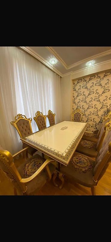 Masa desti. 550azn. 8 stulla. İdeal veziyyetde tecili evden lalafo.az -da Masa desti. 550azn. 8 stulla. İdeal veziyyetde tecili evden