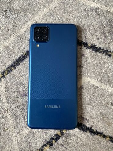 philips telefon: Samsung Galaxy A12, 64 ГБ, цвет - Синий, Отпечаток пальца, Две SIM карты