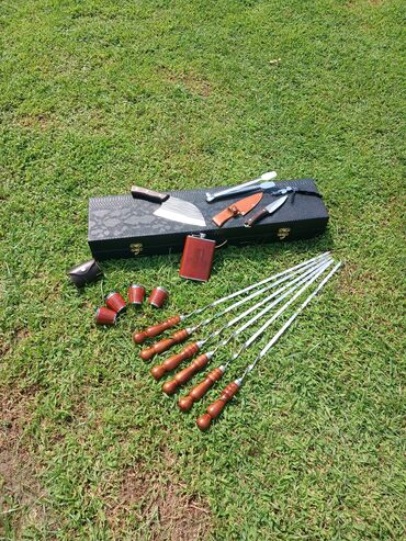 Kabab üçün digər mallar: 🎁Hədiyyəlik Şiş dəsti🤩🤩🤩 ⚒️Peşəkar ustalar tərəfindən hazırlanmış Əl — 3