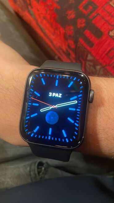 apple watch 6 qiymeti irsad: İşlənmiş, Smart saat, Apple, Sensor ekran, rəng - Qara