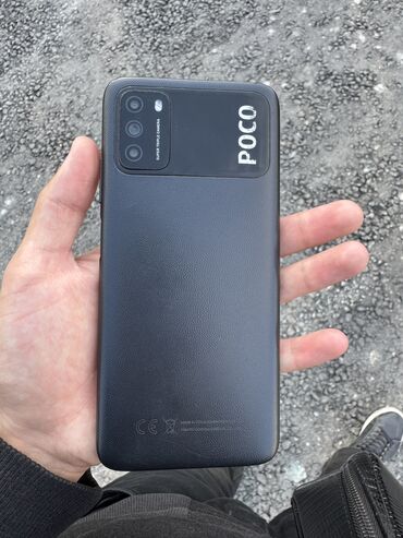 нокиа 6: Poco M3, Б/у, 64 ГБ, цвет - Черный, 2 SIM