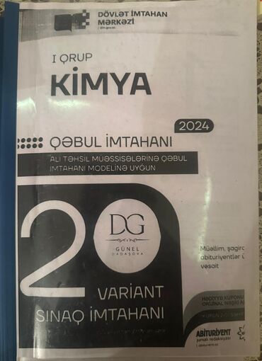 Бусы: Kimya 20 sınaqlar biri 5 manat