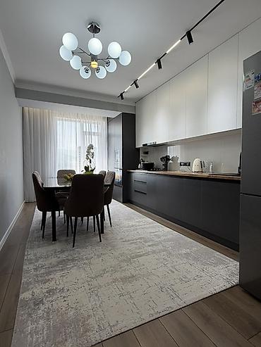 flat osh: 2 комнаты, 70 м², Асанбай мкр Элитка, 3 этаж, Дизайнерский ремонт — 2