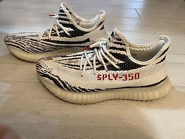 ccc obuca: Patike Yeezy Boost 350 V2 “Zebra” – crno‑bele pruge sa crvenim — 2
