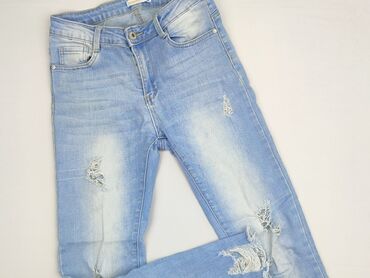 podarte jeansy: Jeansy damskie, rozmiar M