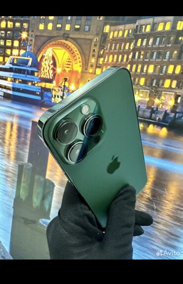 чехол на iphone 13 pro: IPhone 13 Pro, Арзандатуу 20%, Колдонулган, 256 ГБ, Жашыл, Заряддоочу түзүлүш, Коргоочу айнек, Каптама