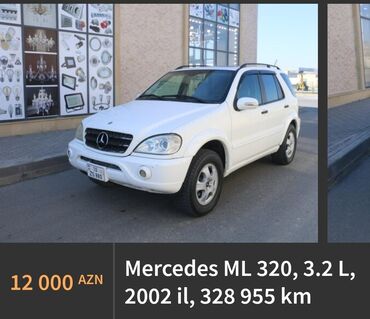 ml 164: Mercedes-Benz ML 320: 3.2 l. | 2002 il | Ofrouder/SUV