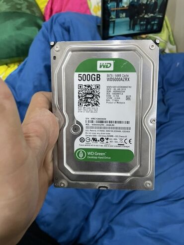 Audio: WD Green WD5000AZRX 3.5" masaüstü sərt disk - Tutum: 500 GB -