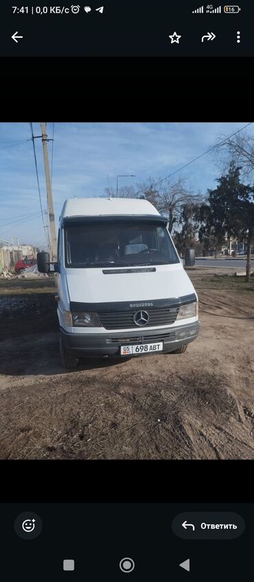 спринтер дубиль: Mercedes-Benz Sprinter: 1997 г., 2.9 л, Механика, Дизель, Бус