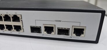 пассивное сетевое оборудование ethernet sfp (lc): Коммутатор 
24 порта 100мбит.с
2 порта SFP 1000мбит.с