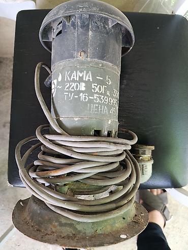 Все для дома и сада: “KAMA-5” dalğıc su nasosu Texniki xüsusiyyətlər: - Model: KAMA-5 — 1