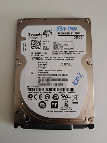 fixni: 1TB HGST /500GB Toshiba / 500GB Seagate / 100% Health Prodajem tri — 4