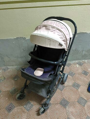 детски коляска: Коляска, цвет - Розовый, Б/у