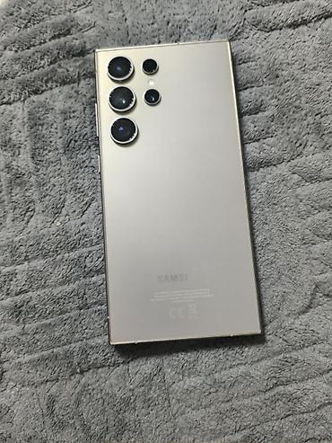 Мобильные телефоны и аксессуары: Samsung Galaxy S24 Ultra, Б/у, 256 ГБ, цвет - Серебристый, 2 SIM — 5