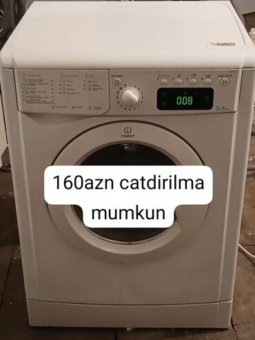 Paltaryuyan maşınlar: Paltaryuyan maşın Indesit, 6 kq, İşlənmiş, Avtomat, Ünvandan götürmə, Ödənişli çatdırılma