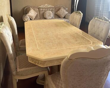 Restoran mebeli: Qonaq otağı üçün, Açılan, 8 stul
