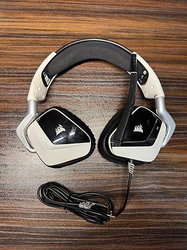 Консолдор үчүн аксессуарлар: Игровая гарнитура Corsair (проводная, USB) - Подключение: USB (кабель — 3