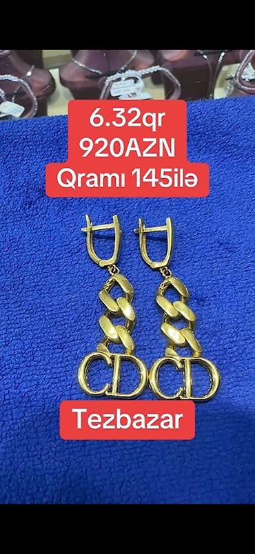 mirvari per page 40: Sırğa, Sarı qızıl, 6 g — 1