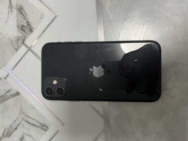 купить айфон 11 64 гб бу: IPhone 11, Колдонулган, 128 ГБ, Кара, Коргоочу айнек, Каптама, 72 %