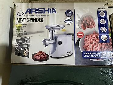 arshia ütü: ARSHIA Meat Grinder AS2306-5005 - Güc: 3000W (Turbo Force) - 14 ay — 1