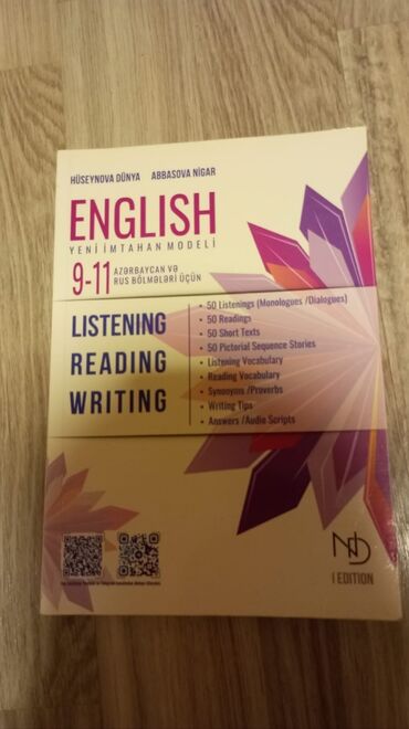 Testlər: İngilis dili Testlər 9-cu sinif, 1-ci hissə, 2024 il