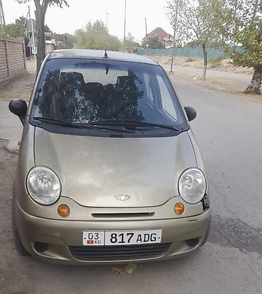Унаа: Daewoo Matiz: 2006 г., 0.8 л, Газ, Хетчбек — 1