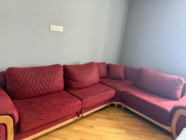 metbex kunc divan: Угловой диван, Б/у, Нераскладной, С подъемным механизмом, Ткань, Нет доставки