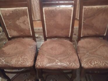 qonur rəng: Qonaq otağı üçün, İşlənmiş, Qatlanmayan, Stul