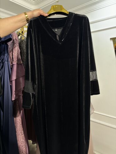 Вечерние платья: Вечернее платье, Миди, 4XL (EU 48)