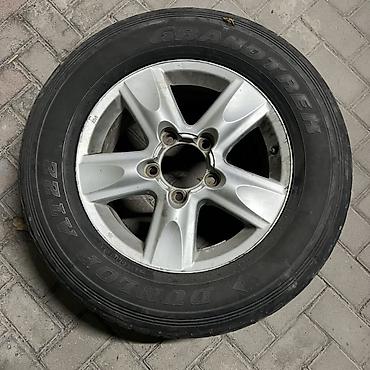 Оригинальный Литый диск Тойота/ Лексус с шиной Dunlop Grandtrek AT22