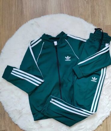 feedback trenerke: Adidas, XL (EU 42), Jednobojni, bоја - Zelena