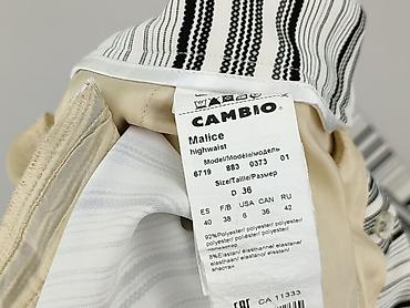 high waist: CAMBIO, Spodnie materiałowe damskie, rozmiar S — 5