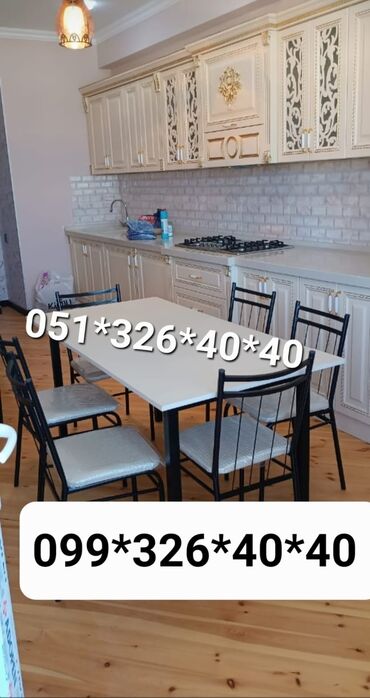 Masa və oturacaq dəstləri: Qonaq otağı üçün, Yeni, Açılmayan, Dördbucaq masa, 4 stul -da lalafo.az — 23 Masa və oturacaq dəstləri: Qonaq otağı üçün, Yeni, Açılmayan, Dördbucaq masa, 4 stul — 23