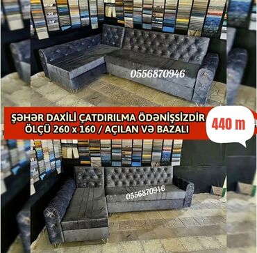 Divanlar: Künc divan, Yeni, Açılan, Bazalı, Parça, Pulsuz çatdırılma — 12