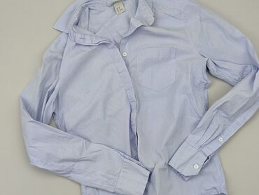 bluzki w prążek: Сорочка жіноча, H&M, 2XS, стан - Дуже гарний