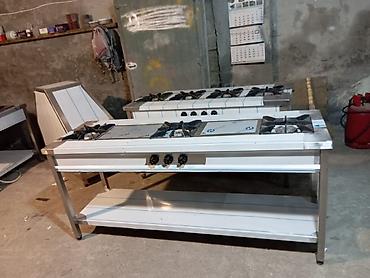 Professional sobalar: Üç gözlü qaz peçi restaran üçün hər ölçüdə yığırıq — 3