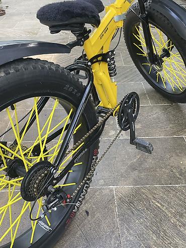 velasipedlər: FullBike GTR-669 fatbike velosiped Tek prablemi ön öturcudur - — 4