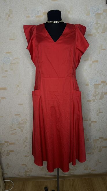 красное платье: Повседневное платье, Турция, Лето, M (EU 38)