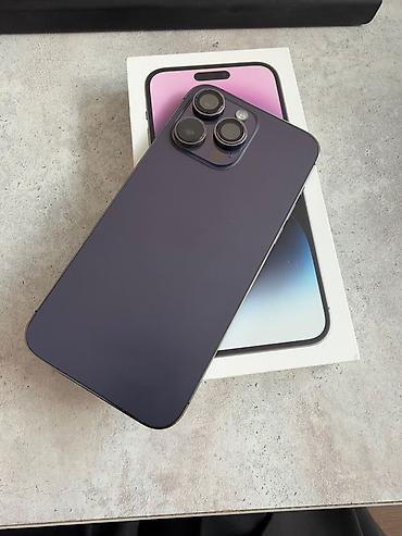 планшет бу: IPhone 14 Pro, цвет Deep Purple 256 гб. Состояние отличное - Экран — 1