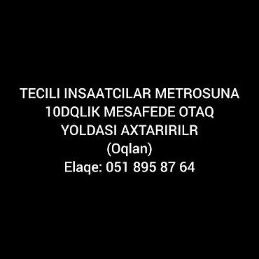 ecemide kiraye evler 2020: İnşaatçılar metrosuna 10 dəqiqəlik məsafədə yerləşən ev üçün otaq — 1