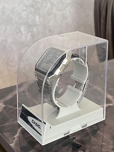 elektrikli saat: İşlənmiş, Qol saatı, Casio, rəng - Gümüşü — 3