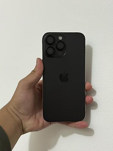 Уюлдук телефондор жана аксессуарлар: IPhone 14 Pro Max, Колдонулган, 256 ГБ, Кара, Коргоочу айнек, Каптама, 80 % — 2