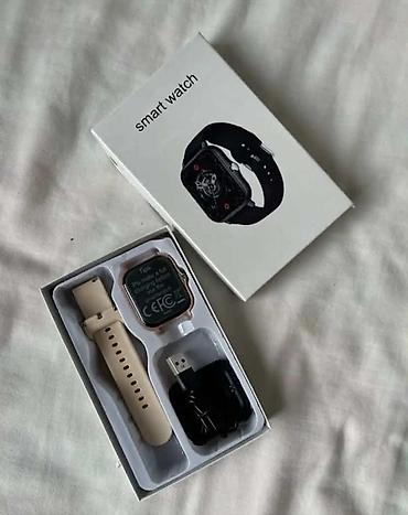 Smart saatlar: Smart Watch – çoxfunksiyalı ağıllı saat - Kvadrat korpuslu sensor — 1