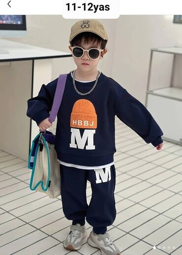 Dəstlər: Pambiq super keyfiyyetli oversize model sport dest 11yas .ama 10 ve 12
