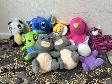 Игрушки: Продаю все эти мягкие игрушки за 250 сом