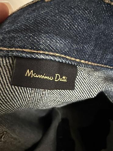 Джинсы: Massimo Dutti kişilər üçün cins şalvar - Rəng: tünd mavi (indigo) - — 3